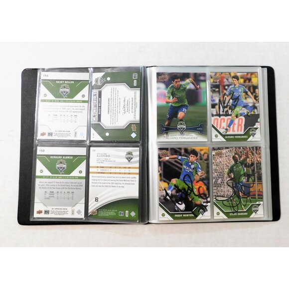 Seattle Sounders FC Soccer Team Card Binder 20 Cards 14 Signed Seattle Sounders FC Soccer Team Card Binder 20 Cards 14 Signed